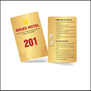 In Thẻ Khách Sạn, Làm Thẻ Nhựa PVC