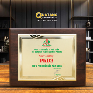 Bảng Vinh Danh Gỗ Đồng Gold – BVD20