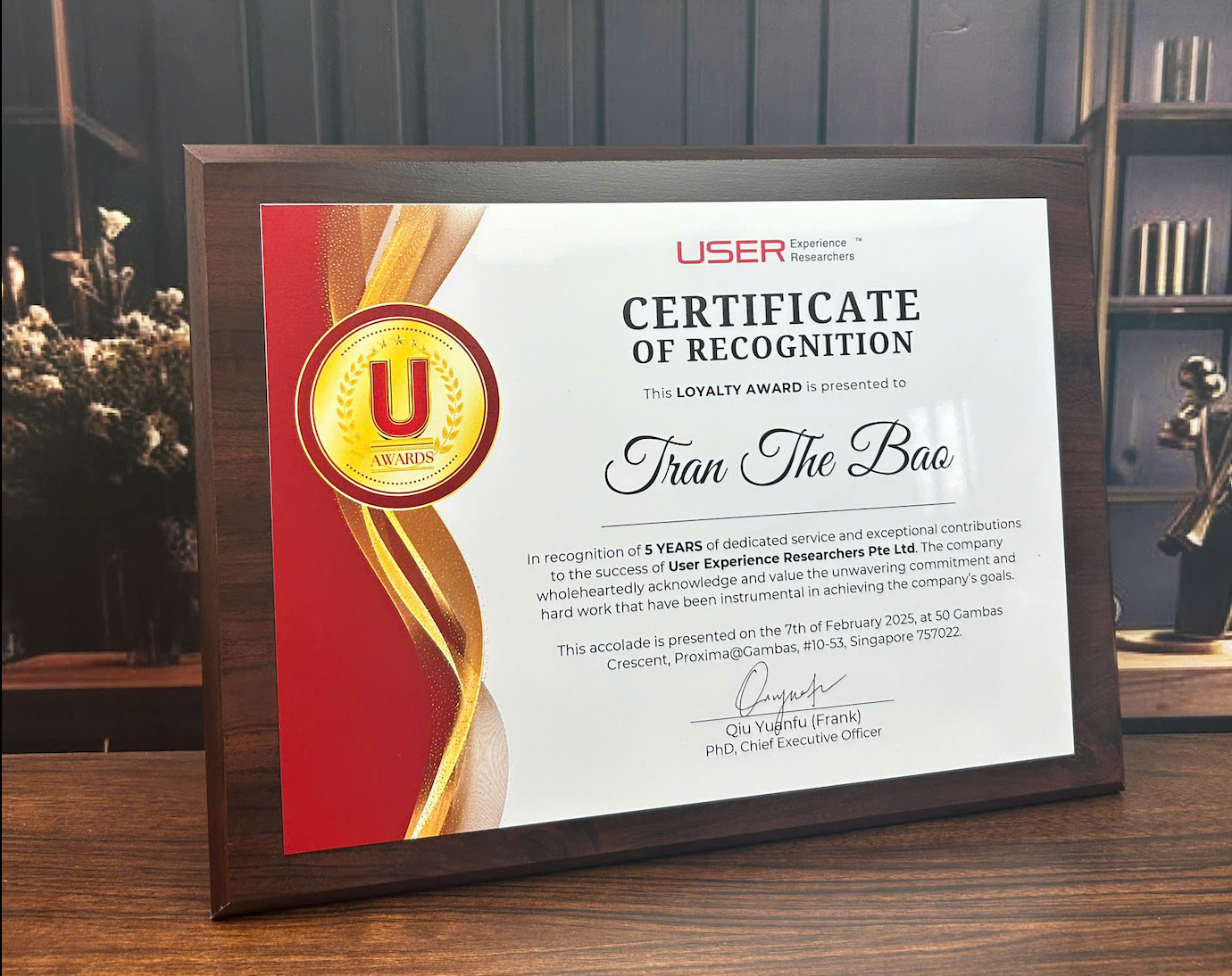 bang vinh danh go gia re