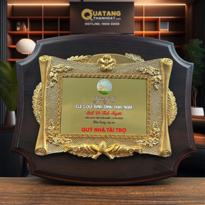 Bảng Vinh Danh Nhà Tài Trợ Đồng Gold - BVD 30