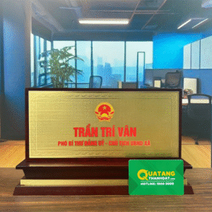 Bảng Chức Danh Gỗ Đồng - BCD1