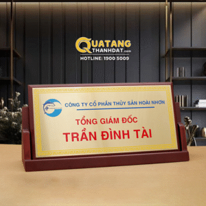 Bảng Chức Danh Gỗ INOX - BCD5