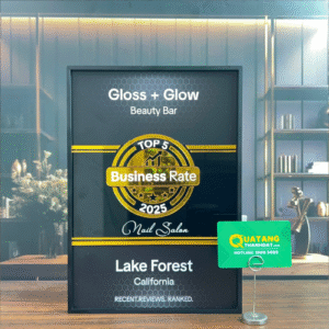 Bảng Vinh Danh Tráng Gương Khung Kim Loại - BTG 2